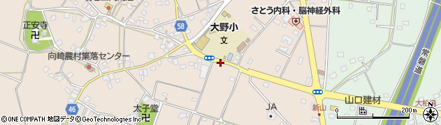 大野小学校前周辺の地図