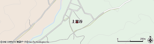 福井県大野市上黒谷周辺の地図
