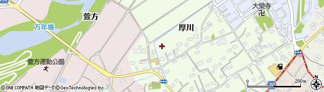埼玉県坂戸市厚川170周辺の地図