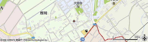 埼玉県坂戸市厚川87周辺の地図