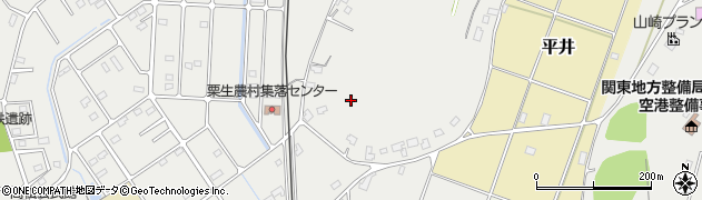 茨城県鹿嶋市粟生周辺の地図