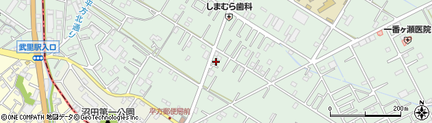 埼玉県越谷市平方1709周辺の地図