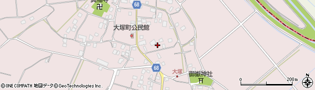 茨城県龍ケ崎市大塚町2552周辺の地図