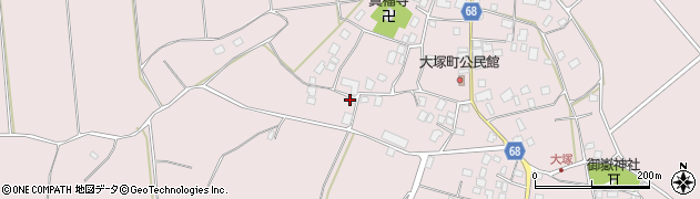 茨城県龍ケ崎市大塚町2304周辺の地図