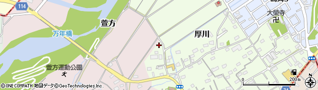 埼玉県坂戸市厚川114周辺の地図