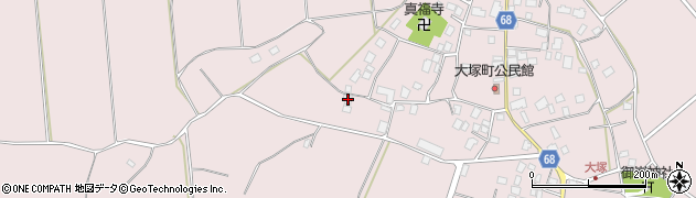 茨城県龍ケ崎市大塚町2313周辺の地図
