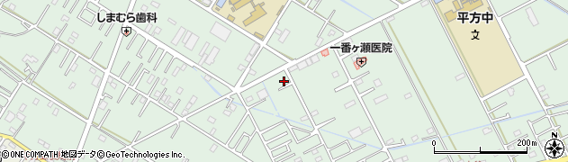 埼玉県越谷市平方1874周辺の地図