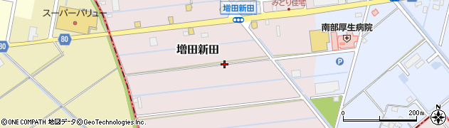 埼玉県春日部市増田新田周辺の地図