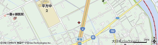 埼玉県越谷市平方2199周辺の地図