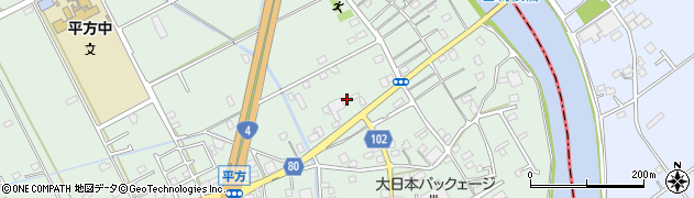 埼玉県越谷市平方954周辺の地図