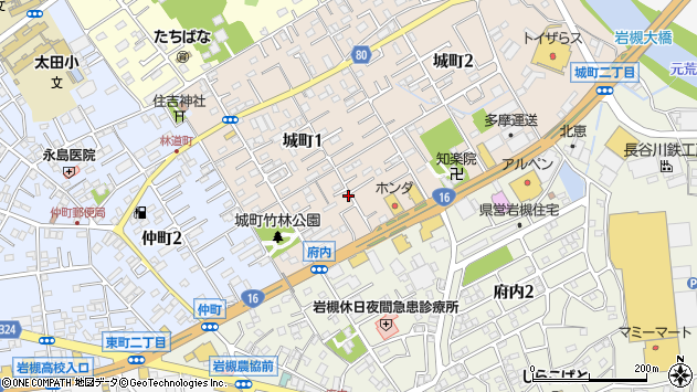 〒339-0053 埼玉県さいたま市岩槻区城町の地図
