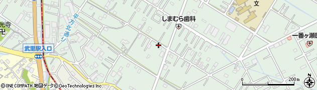 埼玉県越谷市平方1697周辺の地図