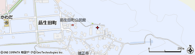 福井県鯖江市莇生田町周辺の地図