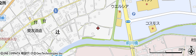 茨城県潮来市辻26周辺の地図