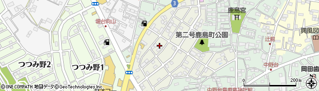 千葉県野田市中野台鹿島町12周辺の地図