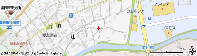 茨城県潮来市辻34周辺の地図