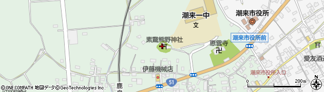 素鵞熊野神社周辺の地図