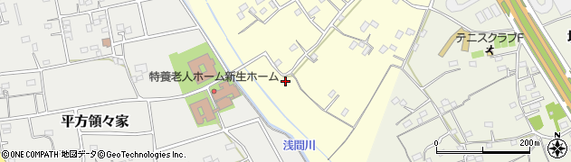 埼玉県上尾市地頭方37周辺の地図