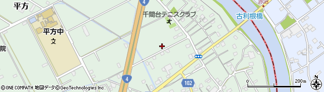 埼玉県越谷市平方916周辺の地図