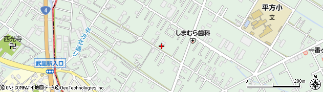 埼玉県越谷市平方2918周辺の地図