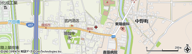 福井県鯖江市横越町24周辺の地図