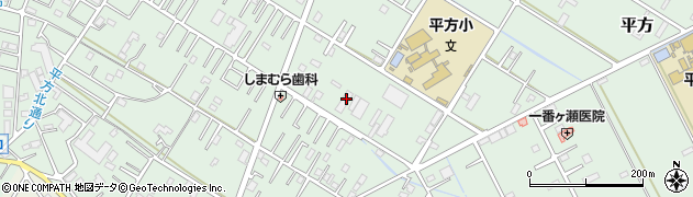 埼玉県越谷市平方2828周辺の地図