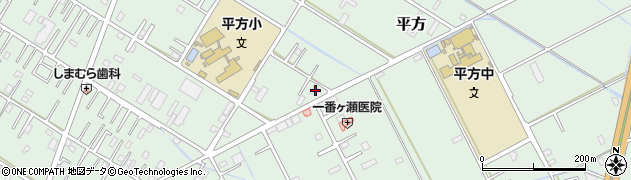 埼玉県越谷市平方2734周辺の地図