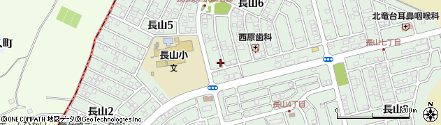 茨城県龍ケ崎市長山周辺の地図