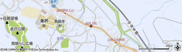 金沢上町周辺の地図