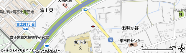 埼玉県鶴ヶ島市五味ヶ谷261周辺の地図