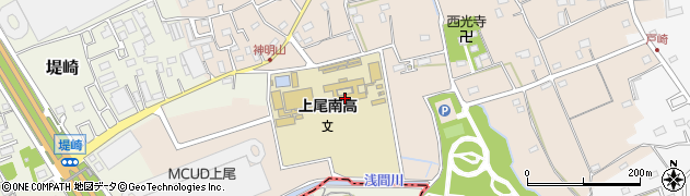 埼玉県立上尾南高等学校周辺の地図