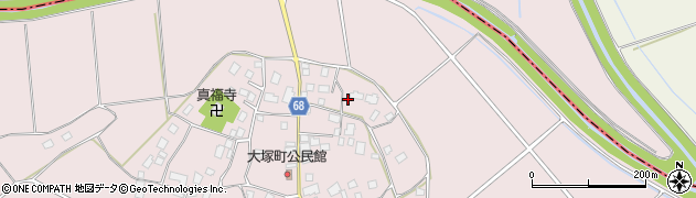 茨城県龍ケ崎市大塚町2492周辺の地図