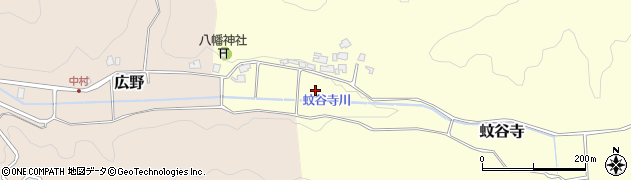 福井県丹生郡越前町蚊谷寺周辺の地図