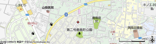 千葉県野田市中野台鹿島町5周辺の地図