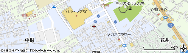 千葉県野田市中根40周辺の地図