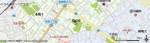 成田山新成寺周辺の地図