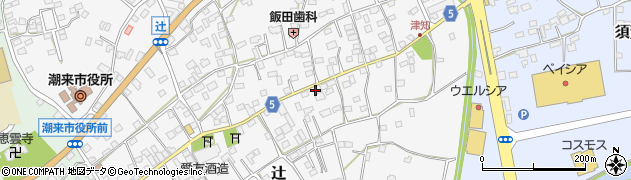 茨城県潮来市辻177周辺の地図