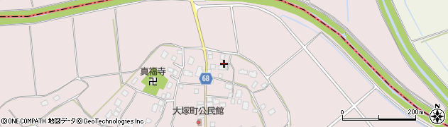 茨城県龍ケ崎市大塚町2484周辺の地図