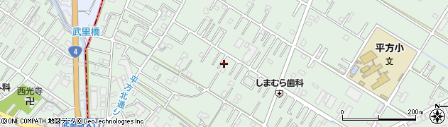 埼玉県越谷市平方2965周辺の地図