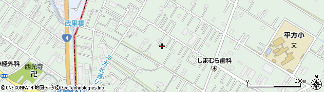 埼玉県越谷市平方2959周辺の地図