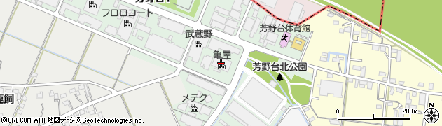 株式会社龜屋　本社工場周辺の地図