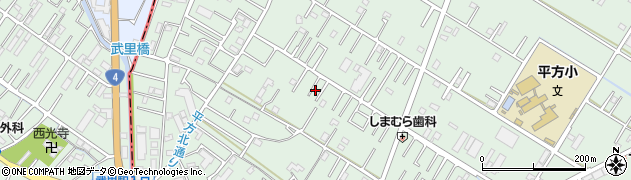 埼玉県越谷市平方2962周辺の地図