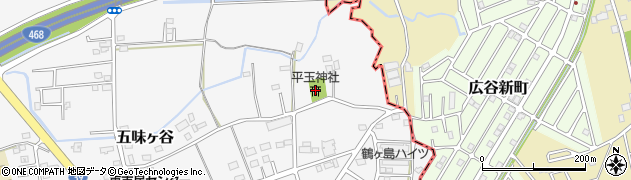 平玉神社周辺の地図