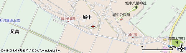 茨城県つくばみらい市城中317周辺の地図