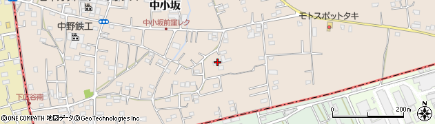 埼玉県坂戸市中小坂787周辺の地図