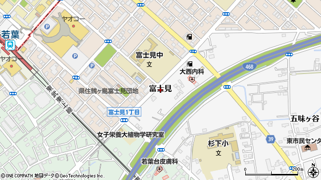 〒350-2201 埼玉県鶴ヶ島市富士見の地図