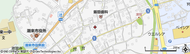 茨城県潮来市辻261周辺の地図