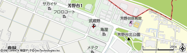 株式会社武蔵野　埼玉麺工場周辺の地図