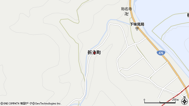 〒910-2474 福井県福井市折立町の地図