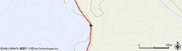 松尾峠周辺の地図